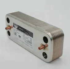 Теплообменник ГВС "ZILMET" для газового котла ARISTON. 16 пластин (65104333, 65104263, 65104451)