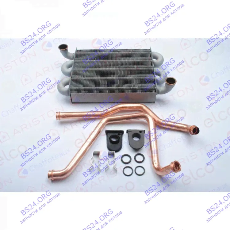 Основной теплообменник (комплект с трубками) ARISTON ARISTON BS II, EGIS PLUS, MATIS 24 FF с 2008 г. выпуска 65113396